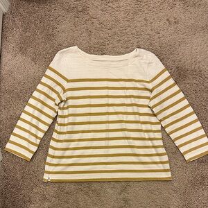LOFT Cream Casual Top